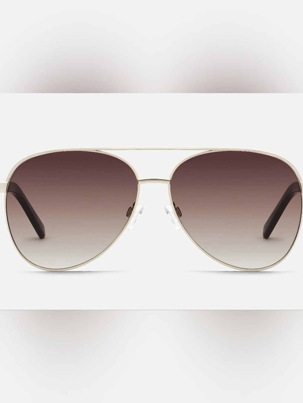 QUAY UNISEX VIVIENNE  Gold Aviator Frame /Brown Lenses Sunglasses
MSRP $85.00